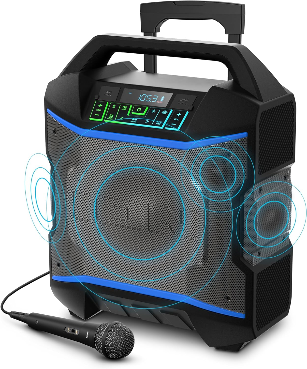 ION Block Rocker Portable Bluetooth Speaker