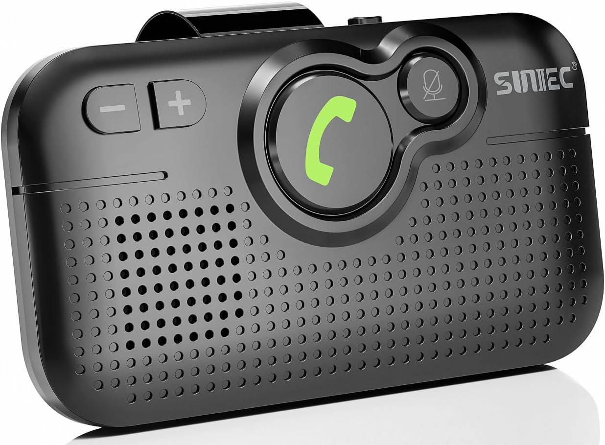 SUNITEC Wireless Auto Bluetooth Speaker for Car