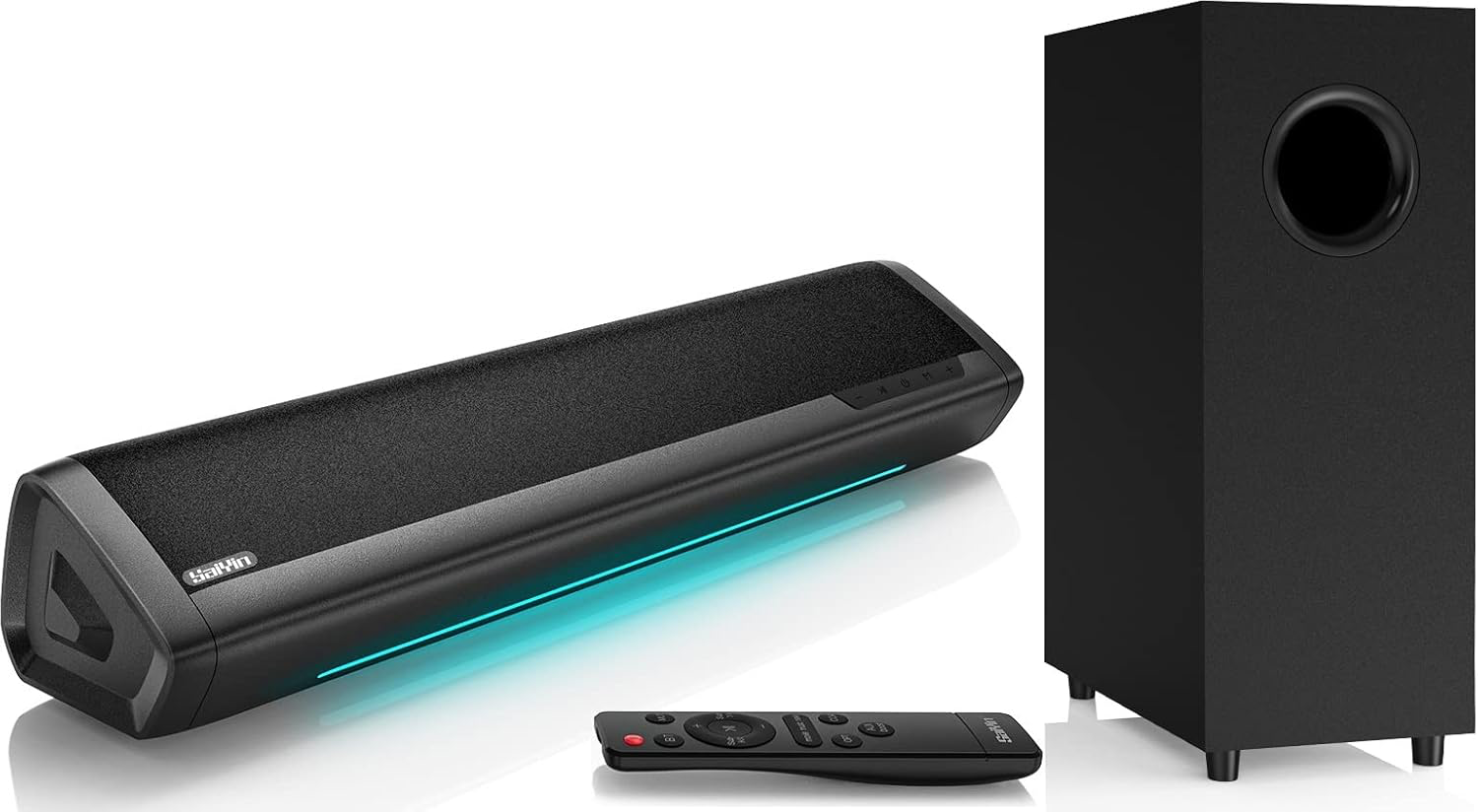 Saiyin Sound Bars for TV with Subwoofer