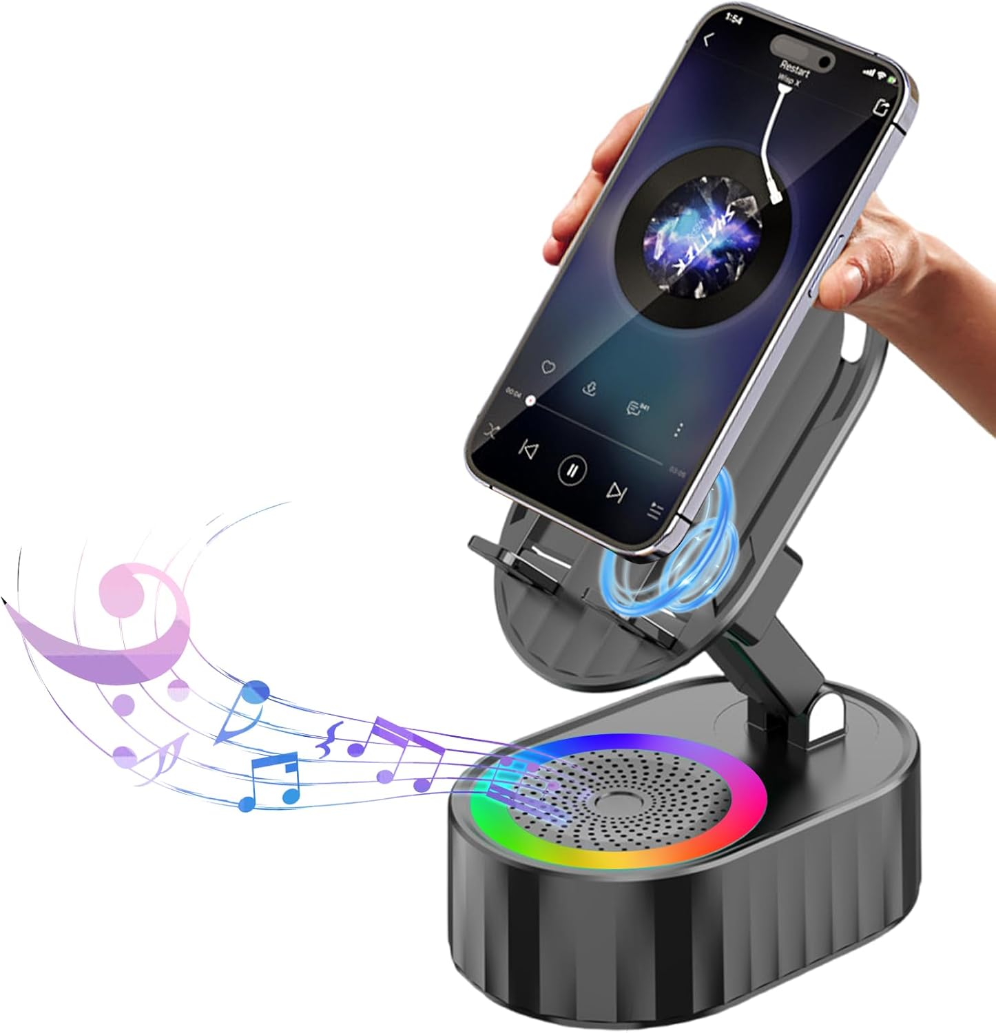 AKLLCCR Wireless Induction Audio Speaker