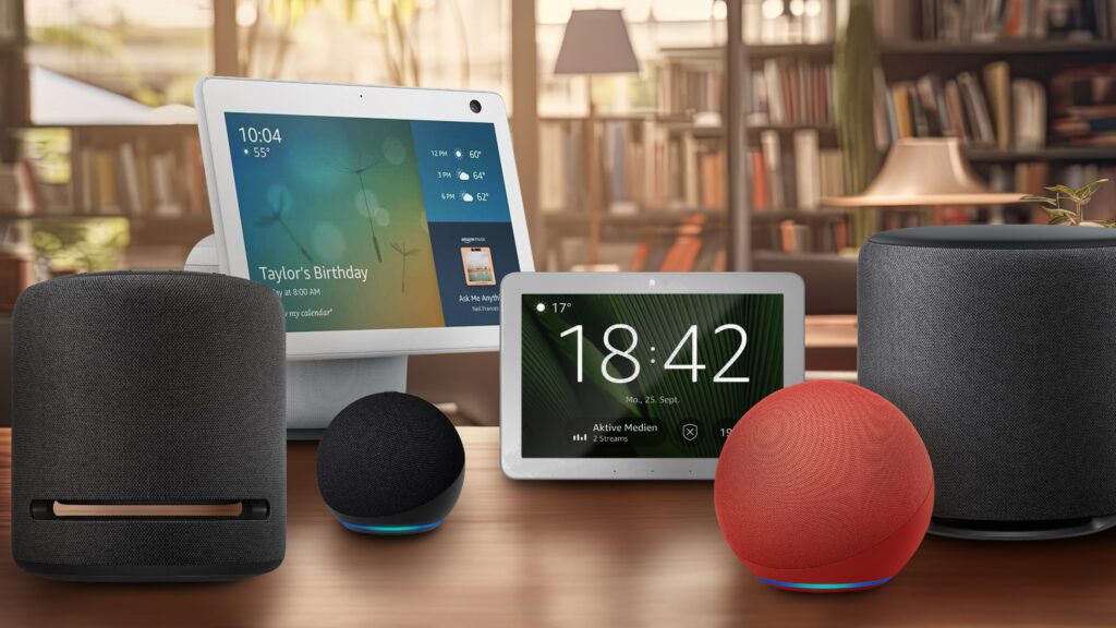 Smart Bluetooth Speaker with Alexa – Voice Control & HD Sound