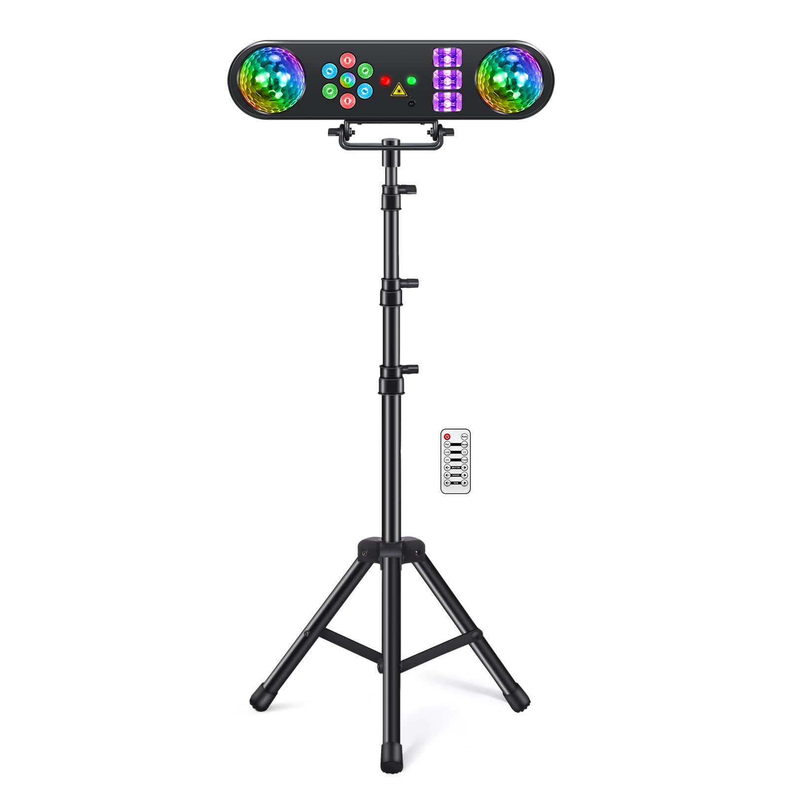 DJ Lights with Stand on a white background 