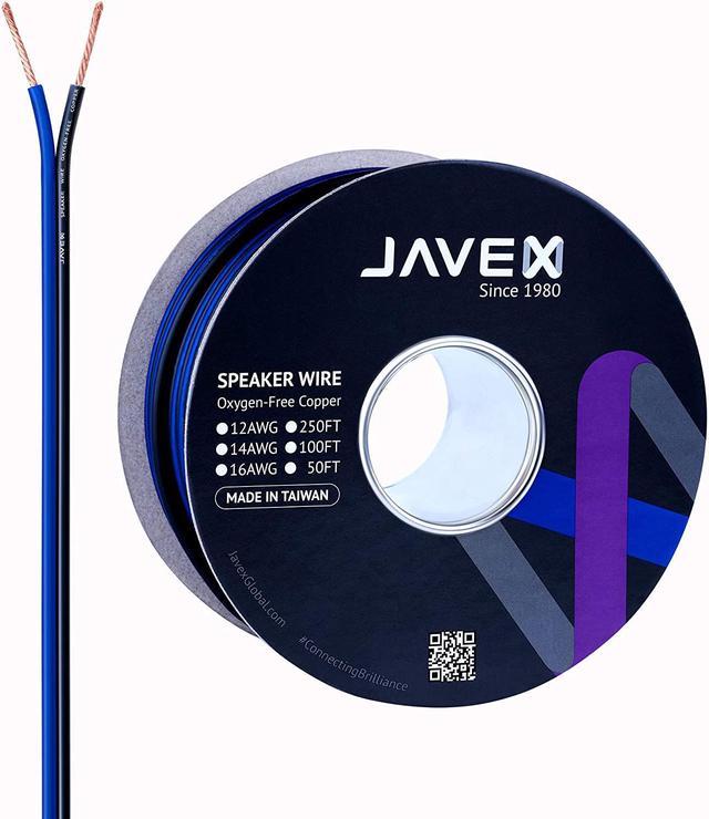 JAVEX 16-Gauge Speaker Wire isolated on a light background