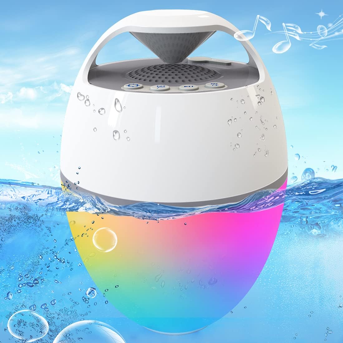 Blufree Floating Pool Speaker with Lights