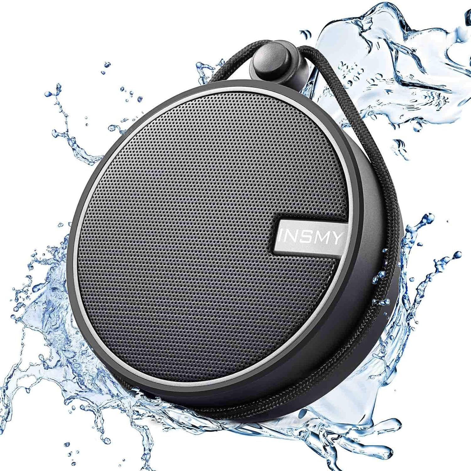 INSMY Portable Bluetooth Waterproof Shower Speaker