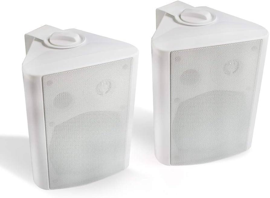 Herdio 5.25-inch Passive Indoor Outdoor Speakers isolated on a white background