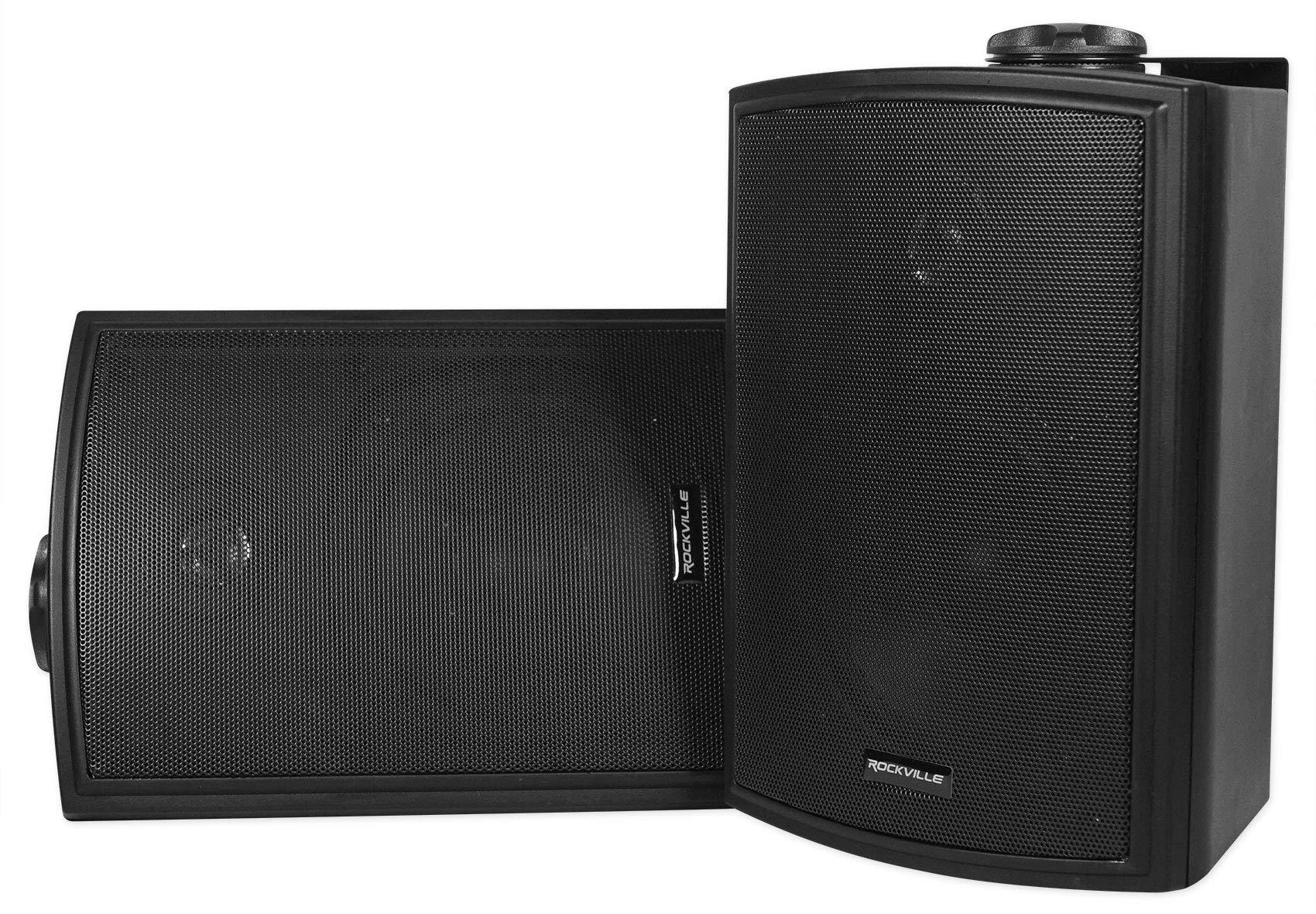 Rockville HP5S-8 5.25 Outdoor Indoor Speakers isolated on a white background 